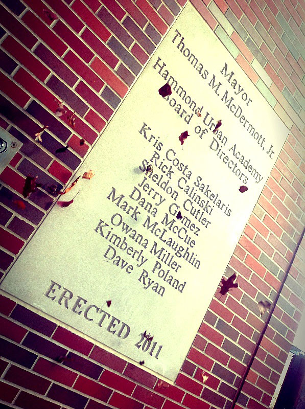 board_members HAST Plaque by front door showing when building was erected in 2011