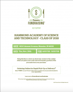 Panera Fundraiser 2018