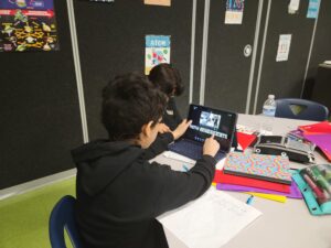 6th grader video editing