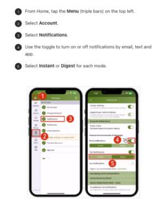 Change Notifications on Mobile